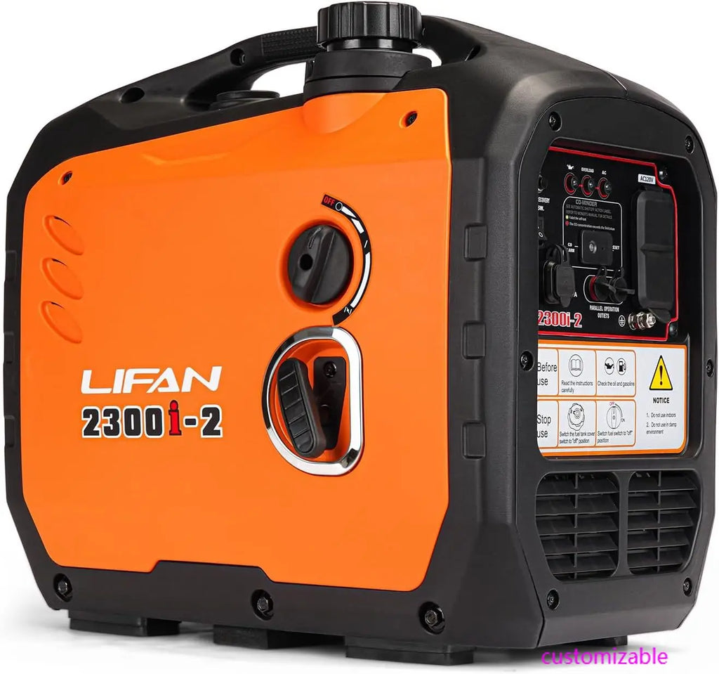 2300W  Inverter Generator - Portable, Quiet & Fuel-Efficient Power Solution for Home, Camping, RV & Emergency Use