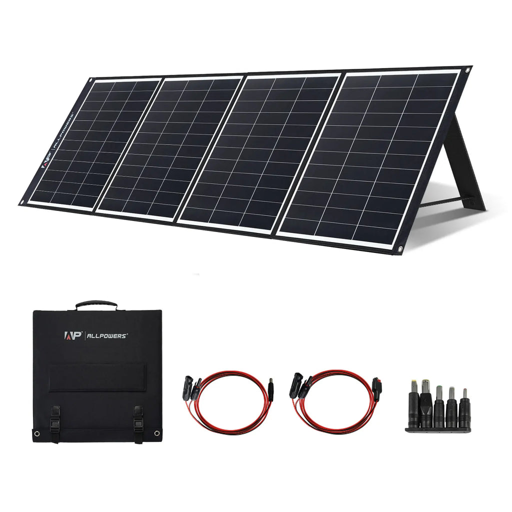 ALLPOWERS R600 Portable Powerstation with Solarpanel (Optional)，299Wh 600W LiFePO4 Battery for Home Backup Outdoors Camping RV