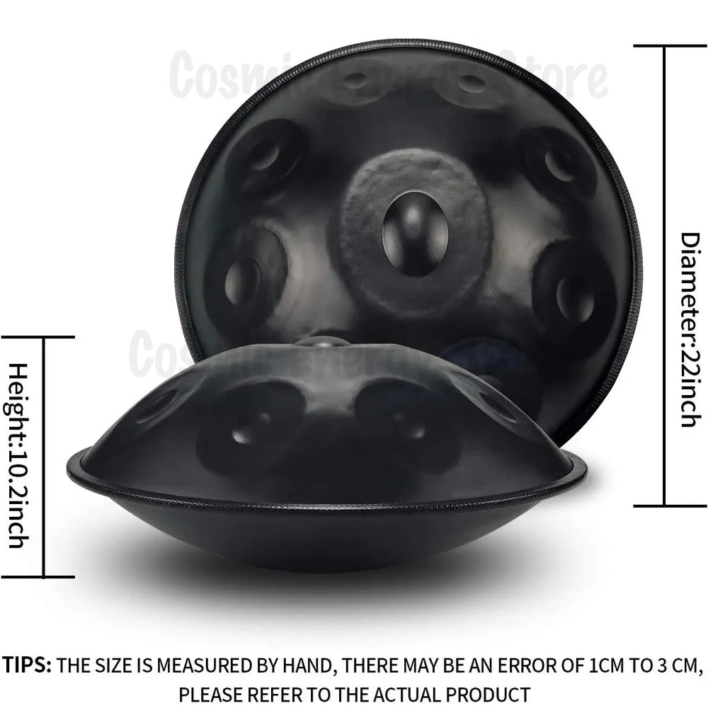 Handpan Drum 9/10/12 Notes D Minor 22 Inch Tambor Yoga Meditation Instrument Steel Tongue Drum Beginner Gift Music Drum Kurd