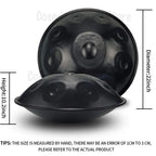 Handpan Drum 9/10/12 Notes D Minor 22 Inch Tambor Yoga Meditation Instrument Steel Tongue Drum Beginner Gift Music Drum Kurd