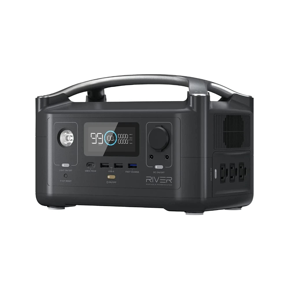 ECOFLOW RIVER 3 Portable Power Station, 230Wh LiFePO4 Battery Power Station, 300W Up to 600W AC Output