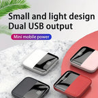 For Xiaomi 20000mah Portable Digital Display Fast Charging Dual Usb Ultra Slim External Battery Mini Large Capacity Power Bank