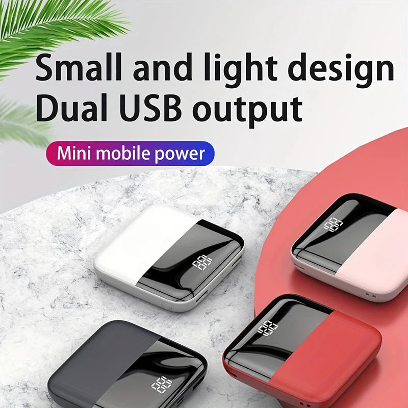 For Xiaomi 20000mah Portable Digital Display Fast Charging Dual Usb Ultra Slim External Battery Mini Large Capacity Power Bank