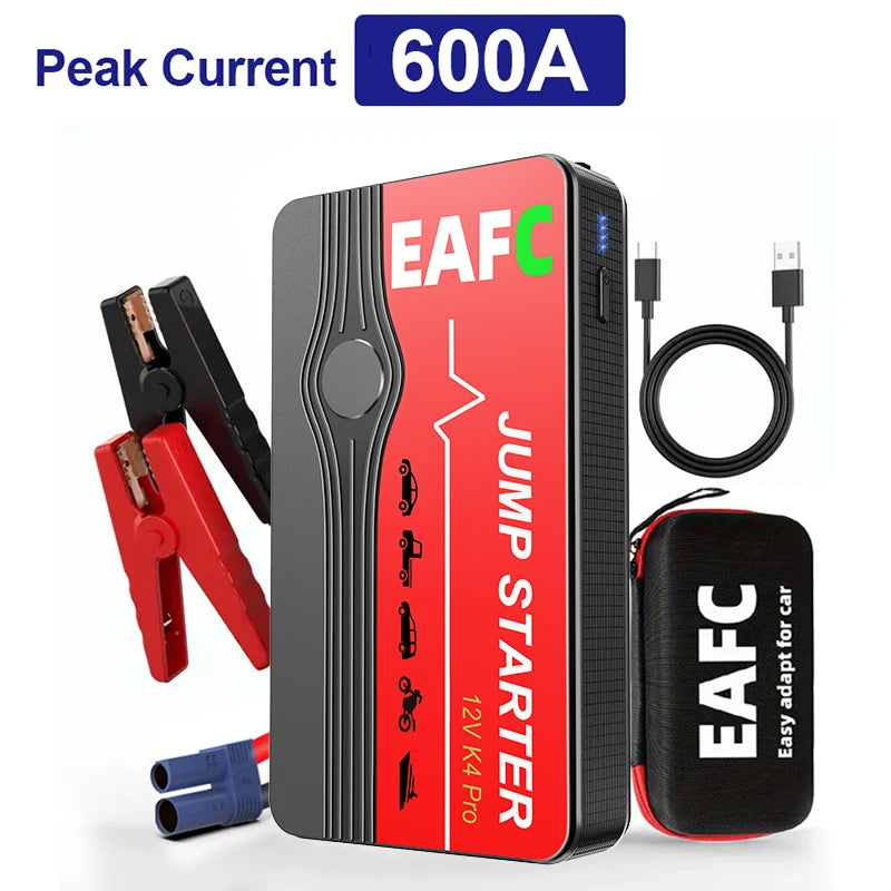 Car Jump Starter 2000A Power Bank Portable Car Battery Charger for 12V Auto Starting Device Petrol Diesel Emergency Booster
