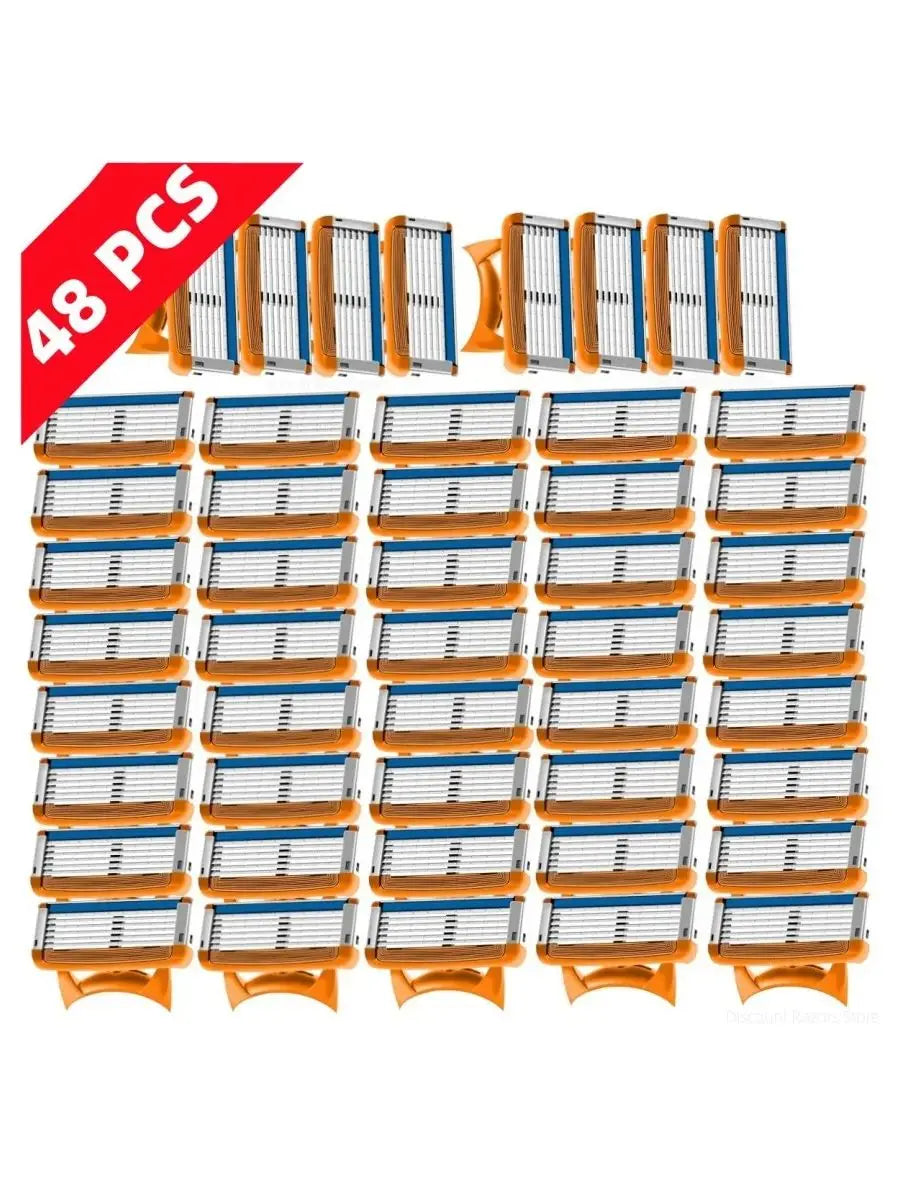 Men's Fusion Razor 5/6-layer Men's Razor Fusion Pro Power Shaving Shaver Male Face Beard Hair Trimmer 5 Layer Blades Replacement