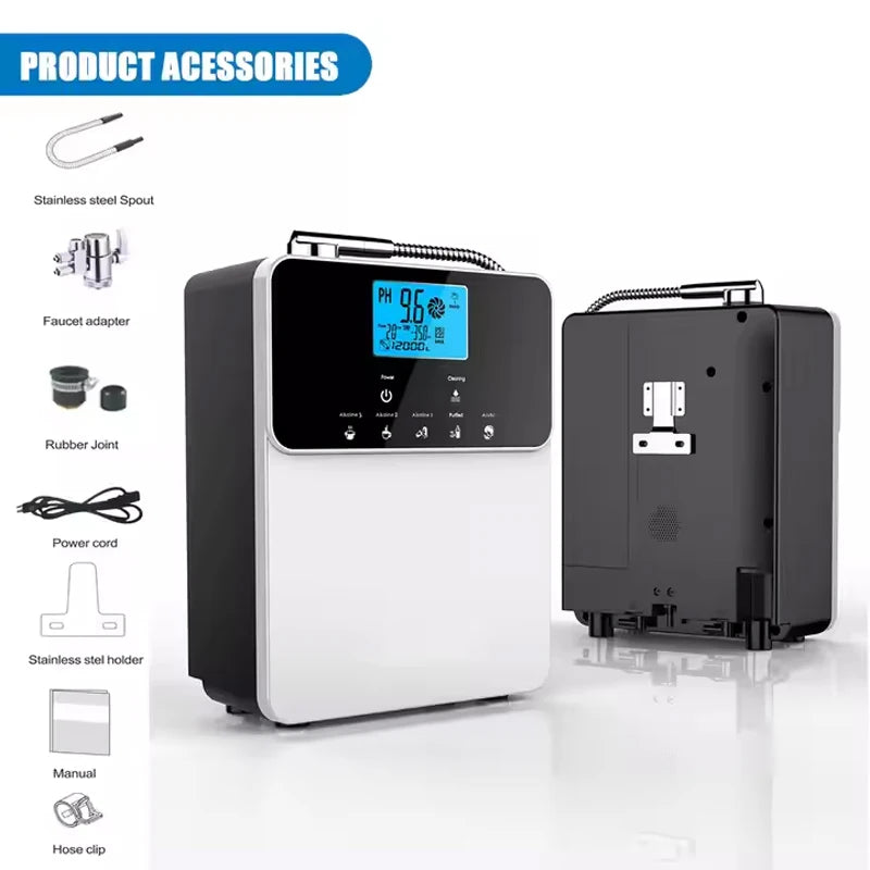 Kangen Water Ionizer 11 Ti-Pt Plates Hydrogen Water Generator Machine for Household PH2.8-11 Alkaline Water Purifier Filter