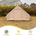 Inflatable Tents For Adult Camping, Luxury Camping Tents, Inflatable Tents With Stove Plug, 4/6/8 Person Family Camping Inflatab