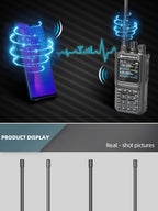 MOTOLOLA walkie talkie 15W multi band Bluetooth Programming Noise Reduction  AM FM amateur radio  Camping walkie talkie