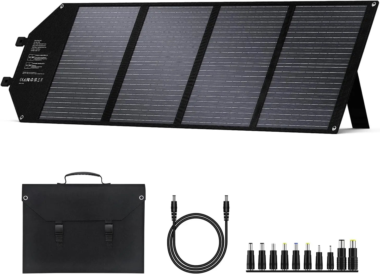 SinKeu Foldable Solar Panel 100W/60W/40W Portable Waterproof Solar Charger with USB DC Output for Power Station Solar Generator