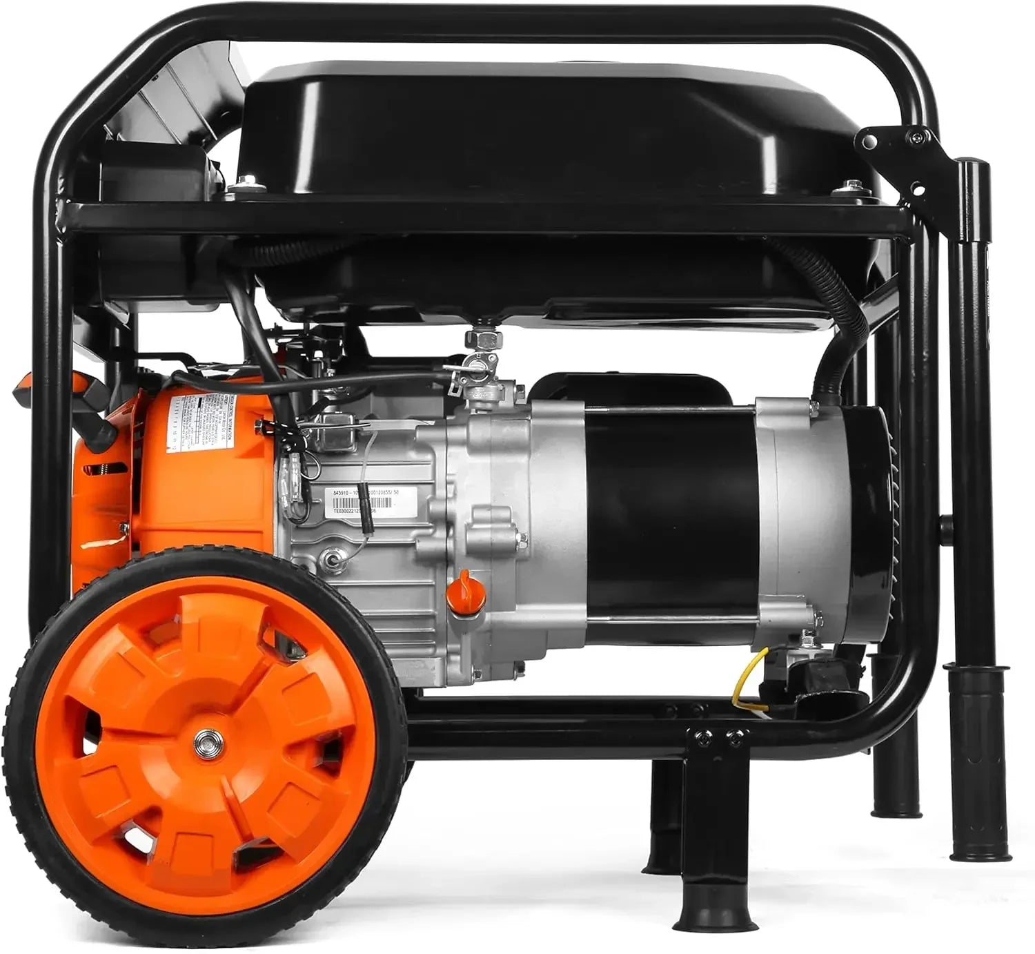 [XMSJ-Limited Stock, Buy Now!]5600-Watt 224cc Portable Generator with 4.3-Gallon Gas Tank, Transfer-Switch and RV-Ready (GN5600)