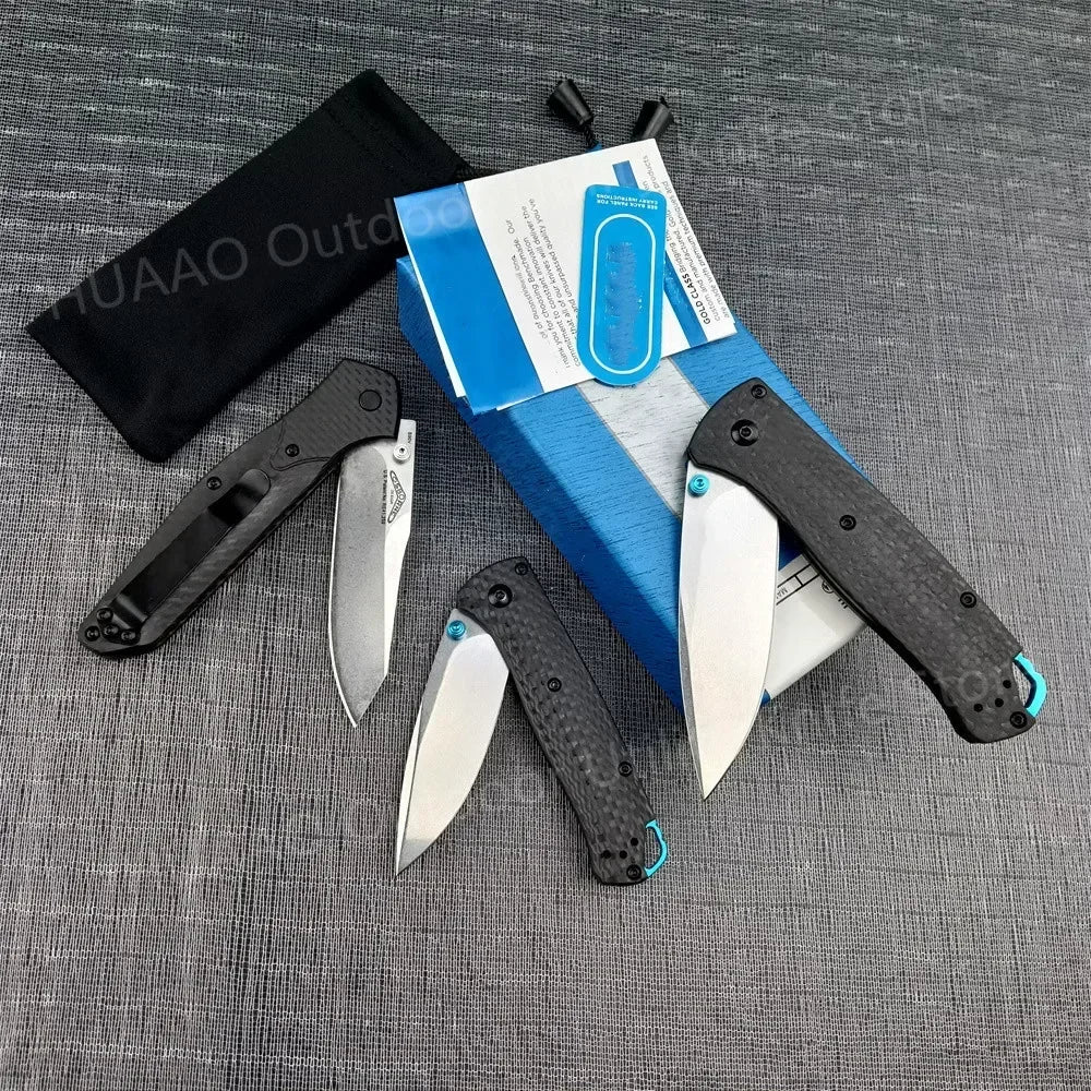 High Quality BM 533 535 940 Folding Pocket Knife S35V Steel Blade Carbon Fiber Handle Outdoor Hunting Camping EDC Tool Gift