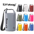 Idrybag Dry Bag Waterproof Bag for Women Men 2/5/10/15/20L Swimming Rafting Kayaking River Trekking Waterproof Dry Bag Backpack