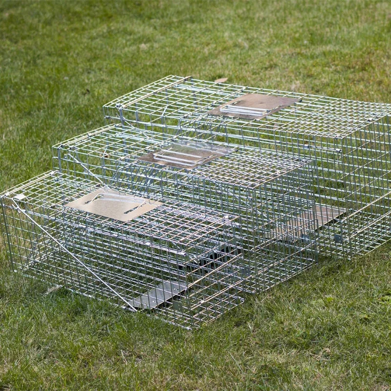 Super Large Catching Cat Coypu Traps Bait Snap Catcher Foldable Reusable Rescue Cage Mousetrap Hunt Weasel Wild Cat Rat Cage