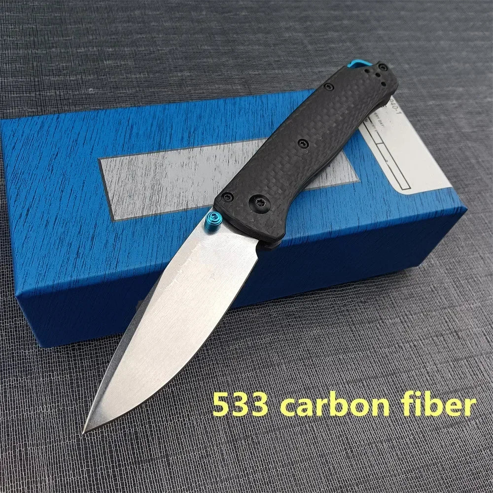 High Quality BM 533 535 940 Folding Pocket Knife S35V Steel Blade Carbon Fiber Handle Outdoor Hunting Camping EDC Tool Gift