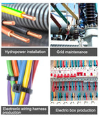 LAOA Electrician's pliers, multi-function wire stripper, 8-in-1 stainless steel needle-nose pliers with electrical measurement