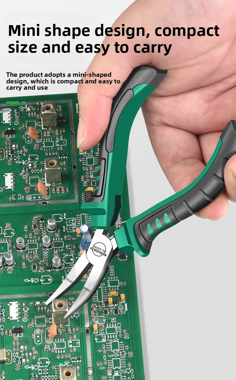 5inch Mini Multifuncational Pliers,  Electrician Special Wire Pliers, Pointed Nose Pliers, Small Handmade Industrial Grade Vice