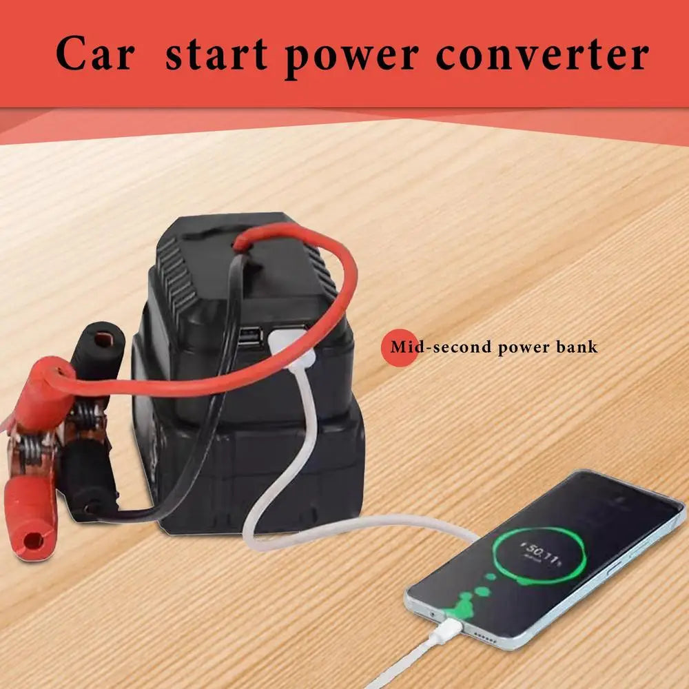 Car Battery Jump Starter Jump Starter Battery Lithium Jumper Box Battery Pack Quick Charging Automotive Booster with Double USB
