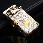 CHIEF Kerosene Lighter Light Luxury Rocker Ejection Ignition Mechanical Personalized Men's Business Gift Collectible