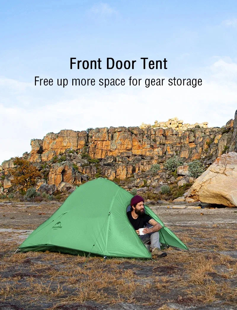 Naturehike Cloud Up 2 Person Camping Tent Waterproof Ultralight 3-4 Season Tent Outdoor Hiking Backpacking Shelter Tents
