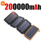 Xiaomi Solar Power Bank 20000mAh with 4 Solar Panel Wireless Charger Powerbank for iPhone 15 Huawei Xiaomi Samsung Poverbank Hot