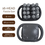 42-Heads Fascia Gun High-Frequency Vibration Body Massage Gun Back and Waist Massager Neck Shoulder Massager Muscle masajeador