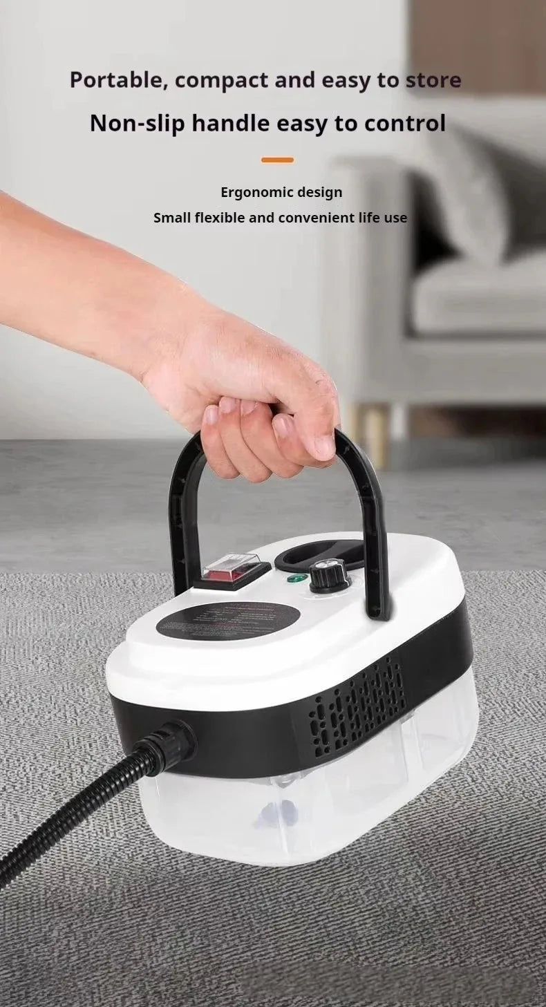 1.2L Steam Cleaner High Temperature Sterilization Air Conditioning Kitchen Hood Home /Car Steaming Cleaner 220V/110V EU/US Plug