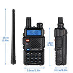 4Pcs Baofeng UV-5R 8W/5W Tri-Power Walkie Talkie High Power Dual Band Long Range Portable Handheld UV 5R Radio