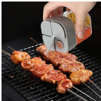 4 in 1 camping seasoning jar with lid transparent spice dispenser 4 compartment outdoor cooking barbecue salt and pepper shaker