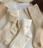 Women Wool Socks Warm Winter Thick Cashmere Fuzzy Casual Solid Color Comfortable Home Sock Soft Long Thermal High Quality