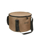 Camping Utensil Bag Portable Pot Organizer Pouch With Zipper Travel Use Cooking Set Storage Pouch Multifunctional Bucket Round