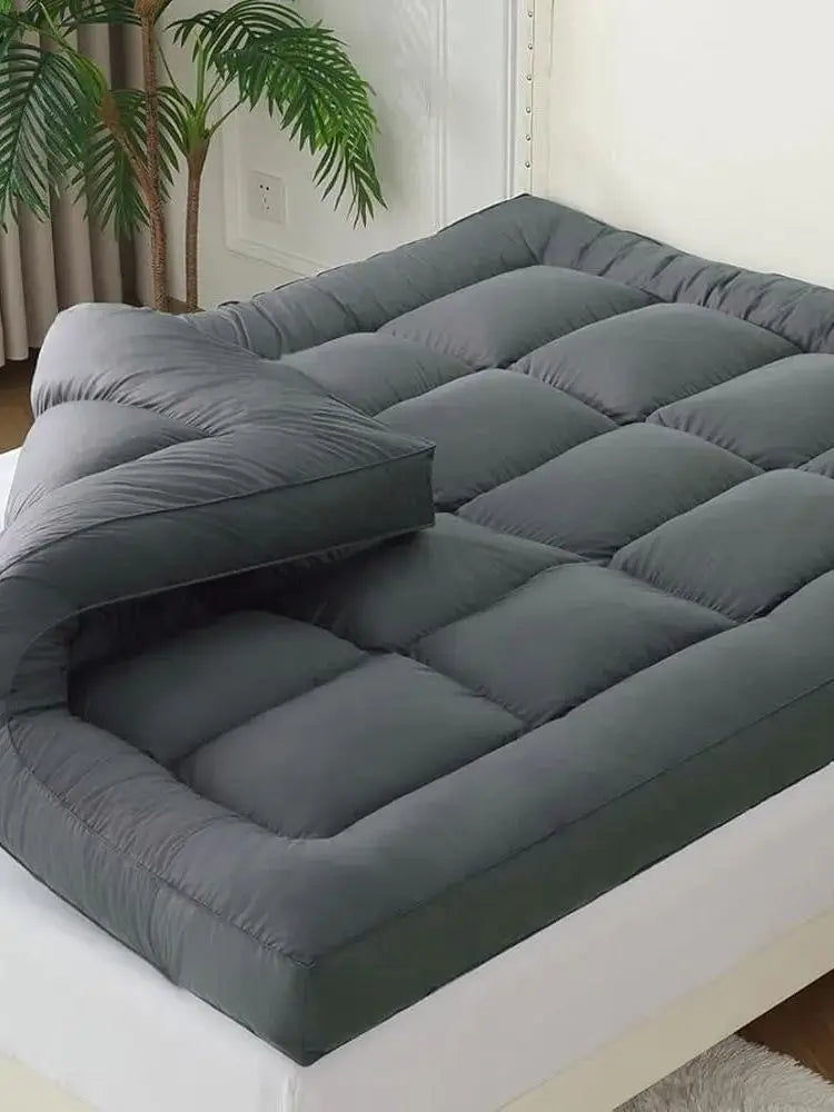 Mattress Topper Extra Thick Mattress Pad Cover for Back Pain Cooling Mattress Protector Overfilled Down Alternative Filling
