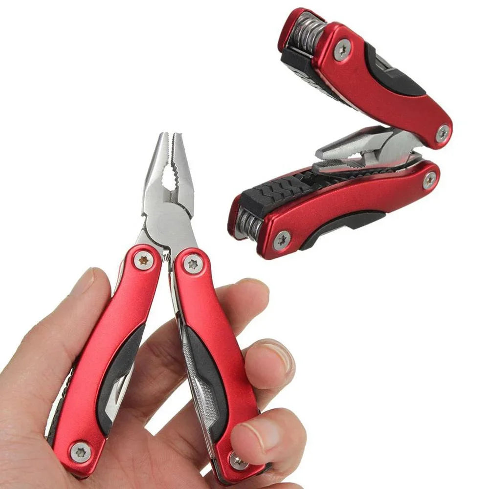 Camping Gear Outdoor Survival Stainless Steel 9 In 1 Portable Multi Tool Plier