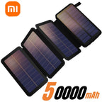 Xiaomi 200000mAH Solar Power Bank Folding Solar Panels 5V 2A USB Output Portable Outdoor Camping Sun Power For IPhone Android