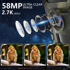 Outdoor 2.7K Wireless Trail Camera Hunting Cameras With Screen Wildlife Surveillance Night Vision Tracking Photo Trap Cams