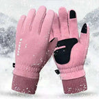 Winter Men's Gloves Polar Fleece Thick Warm Women Cycling Sports Driving Waterproof Non-Slip Touch Screen Motorcycle Gloves