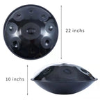 Handpan Drum 9/10/12 Notes D Minor 22 Inch Tambor Yoga Meditation Instrument Steel Tongue Drum Beginner Gift Music Drum Kurd