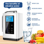 Alkaline Water Machine Ionizers PH Water Device Alkaline Water Dispenser 5 Plate Platinum Coating Alkaline Water Ioniser Machine