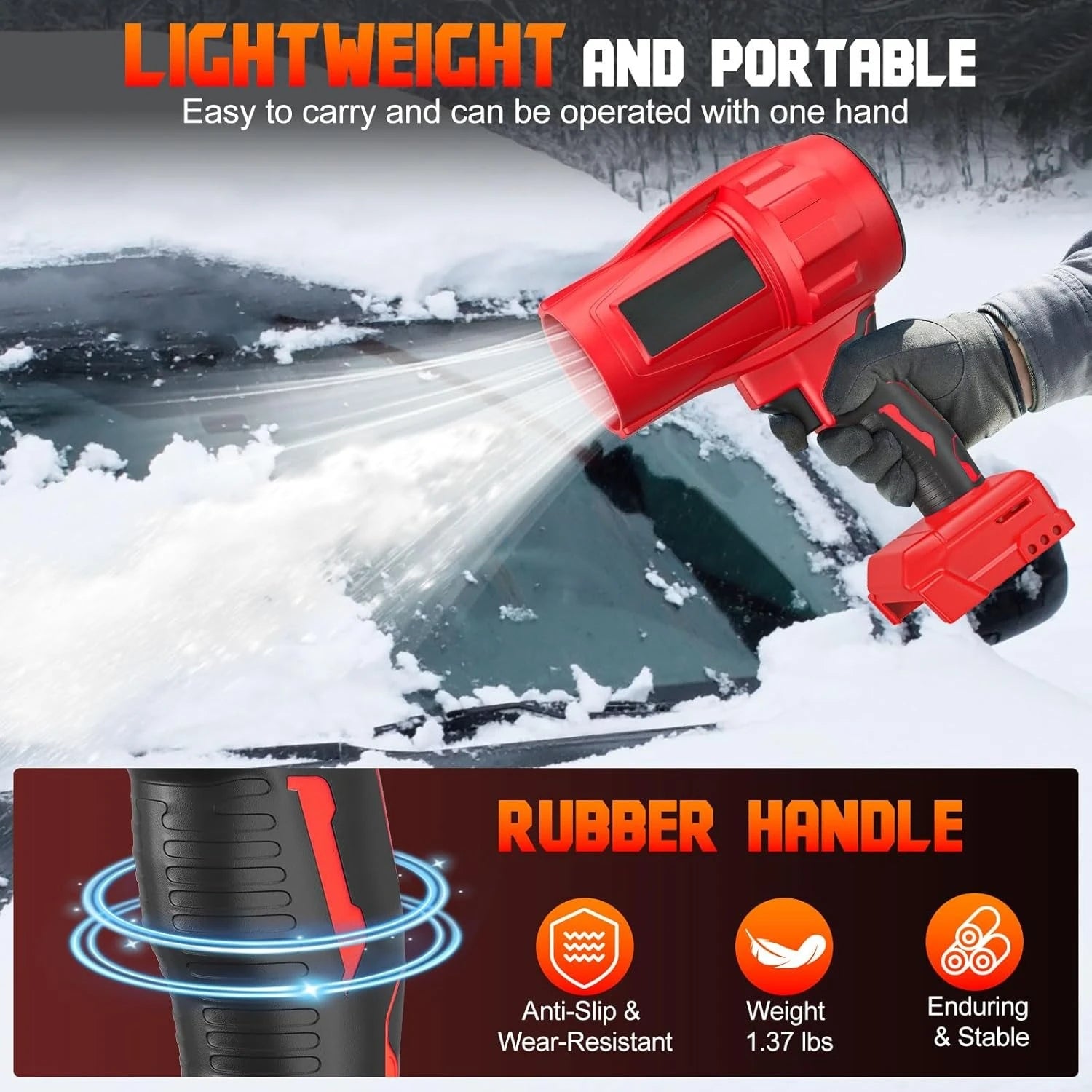 Cordless Leaf Blower Compatible for Milwaukee 18V Batteries(No Battery) Dust Computer Collector Handheld Power Tools for Lawn