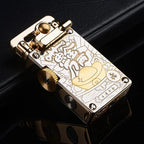 CHIEF Kerosene Lighter Light Luxury Rocker Ejection Ignition Mechanical Personalized Men's Business Gift Collectible
