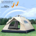 Outdoor shelter Sunshade Self-driving Travel Camping Tent Reactive outdoor Camping tent Two doors and two windows