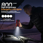 12V 60000mAh Car Jump Starter Digital Display Emergency Power Supply Portable Emergency Starter Car Battery Booster Power Bank