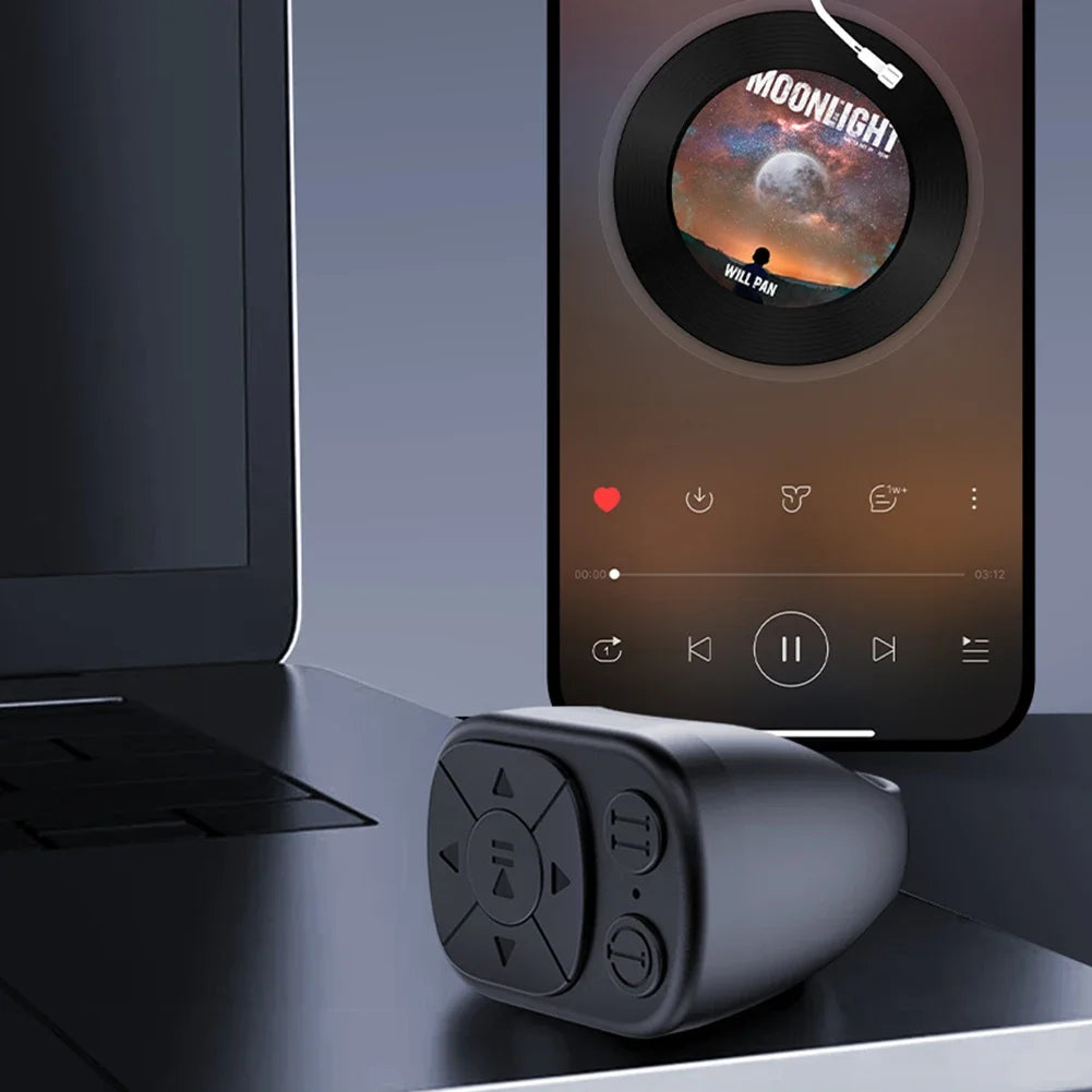 Smart Fingertip Ring Blutooth 5.3 Remote Control Mouse Wireless Mobile Selfie Mice Selfie Video Automatic Page Turner Browsing