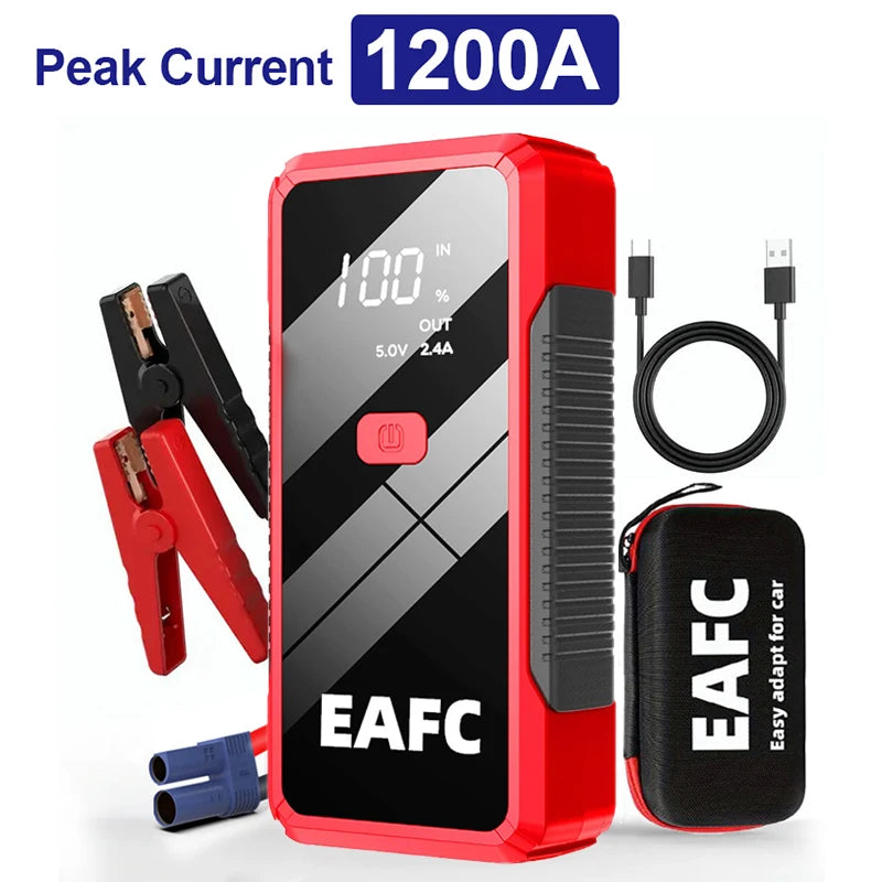 Car Jump Starter 2000A Power Bank Portable Car Battery Charger for 12V Auto Starting Device Petrol Diesel Emergency Booster