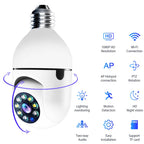 4G WiFi IP Camera E27 Bulb Cam 3MP Wireless Baby Monitor AI Tracking Security Video Surveillance Pet Cam SmartLife Indoor
