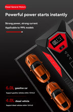 Portable Car Jump Starter Power Bank Car Booster Charger 12V Starting Device Petrol Diesel Car Emergency Booster 18800mAh