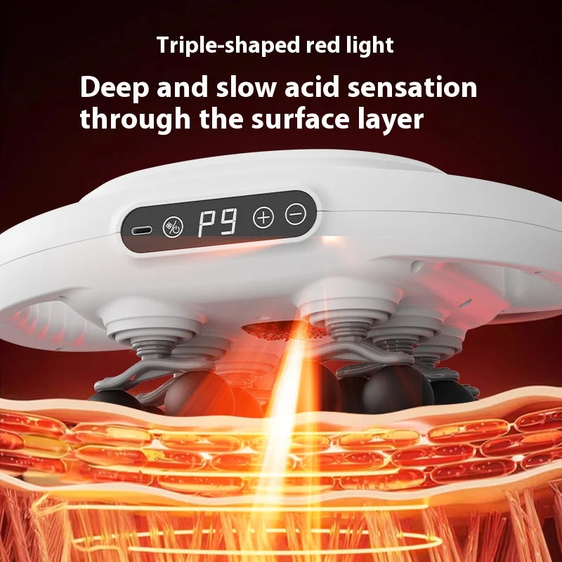 High-Frequency Vibration Full-Bbody Massage Gun Back, Waist, Neck and Shoulder Massager muscle Massager 12/16-Head fascia Gun