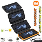 Xiaomi 200000mAH Solar Power Bank Folding Solar Panels 5V 2A USB Output Portable Outdoor Camping Sun Power For IPhone Android