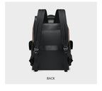 Septwolves Fashion Design Printed Leather Backpack Man Large Flip Cover Business Print Travel Laptop Bags Big Monogram Bagpack