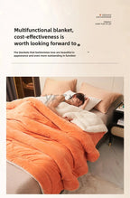 Super Soft Imitation Lambswool Blanket Autumn Winter Double Queen Blankets High Quality Comfortable Milk Fleece Sofa Blanket