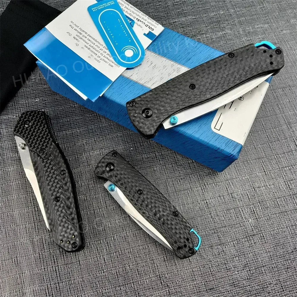 High Quality BM 533 535 940 Folding Pocket Knife S35V Steel Blade Carbon Fiber Handle Outdoor Hunting Camping EDC Tool Gift